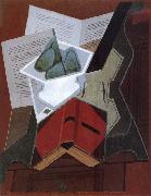 Juan Gris Red book oil painting on canvas